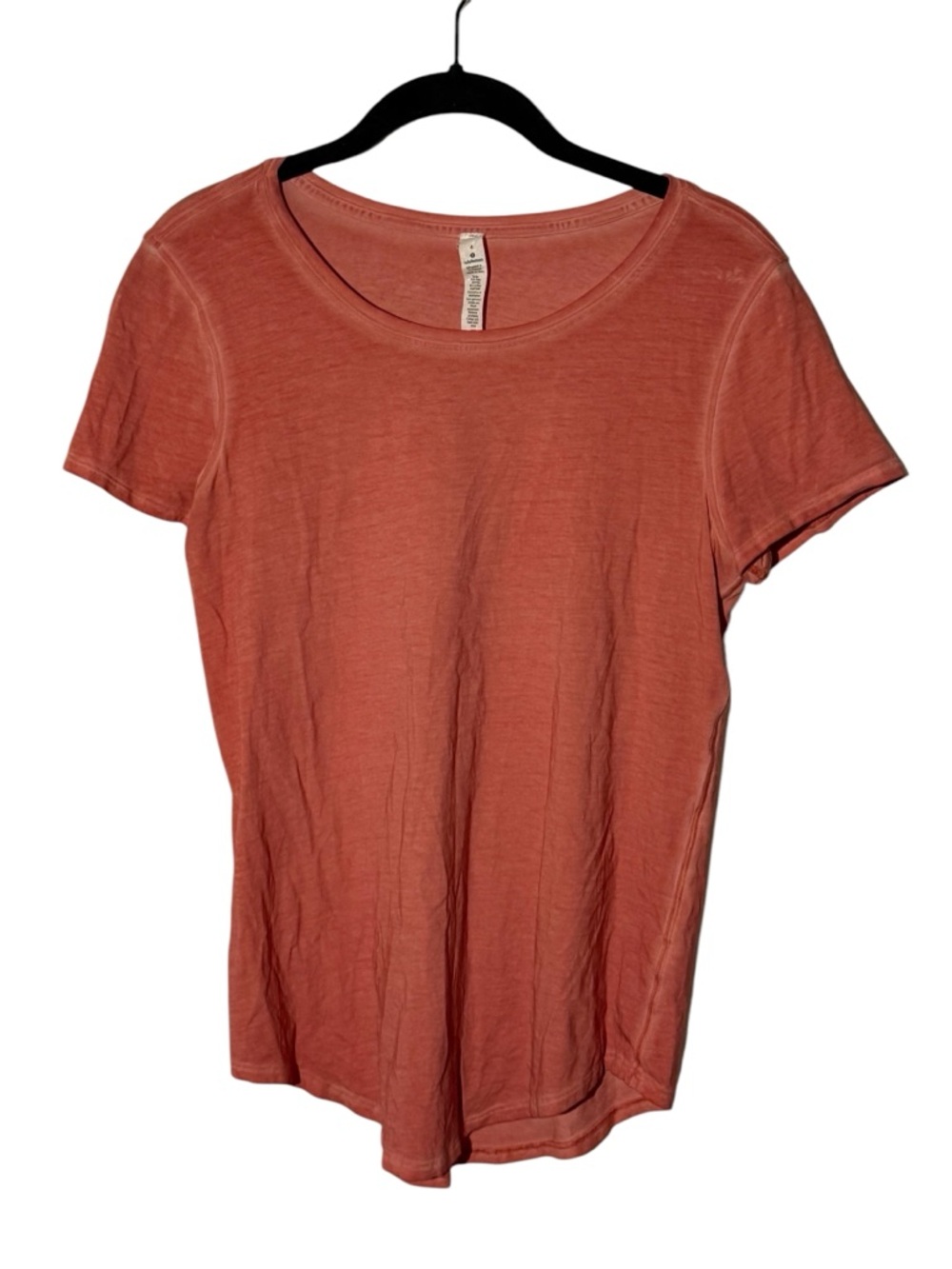 Lululemon Love Crew Shirt Orange Size 4